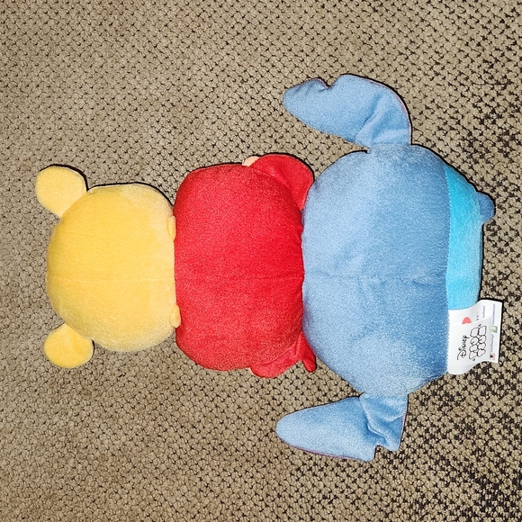Disney Tsum Tsum Winnie the Pooh Ariel the Little Mermaid Stitch 15" Plush Toy - Picture 2 of 6